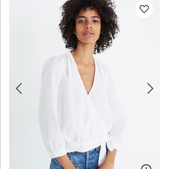 Madewell Wrap Top - Picture 4 of 6